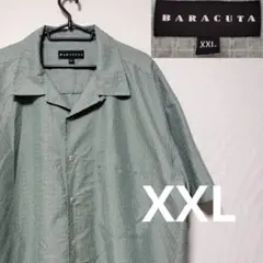 バラクータ BARACUTA レーヨン オープンカラー 半袖 シャツXXL