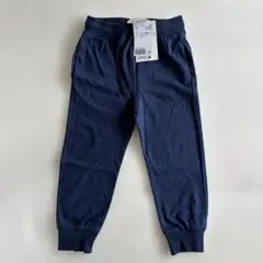新品　H&M ネイビー 長ズボン スウェット　3-4Y
