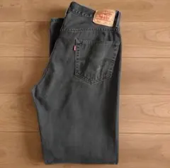 LEVI'Sリーバイス 505ブラックジーンズ デニムパンツ 薄黒 古着 W36