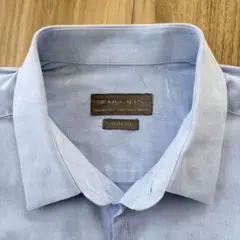 ZARA MAN スリムフィット S ペイズリー織り柄シャツ