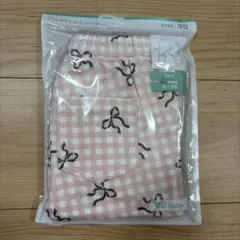新品☆ G.U ジーユー　ドライサマナルパンツ　リボン　90