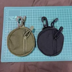 ポーチ 2個セット カラビナ付き ゴルフなど