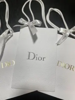Dior ギフト袋 3枚セット ホワイト