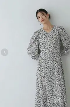 N.NATURAL BEAUTY BASIC 花柄ワンピース Mサイズ