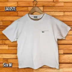 ✅️LACOSTE ラコステ ポケットTシャツ ホワイト Mのサムネイル