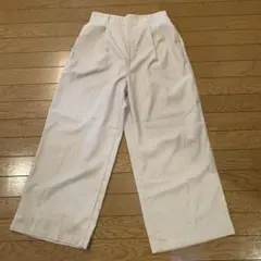 シネマクラブ ストライプ デザイン ワイド パンツ