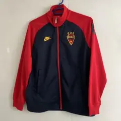 Nike ジップアップジャケット ジャージ　赤/ネイビー　こどもL