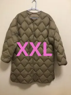 ユニクロ　ウルトラ　ライトダウン　リラックス　コート　カーキ　XXL