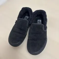 Vans スエード ボア スリッポン ブラック 23.5cm