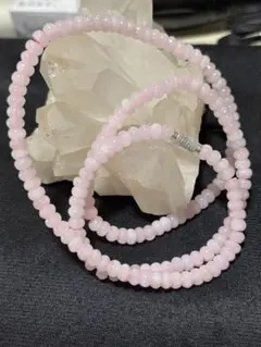 ミャンマー産　ピンク翡翠ネックレス