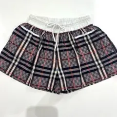 【美品】BURBERRYチェック柄ショートパンツ 4Y（104cm）