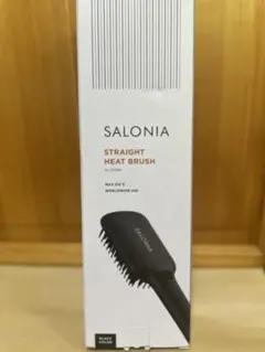 SALONIA ストレートヒートブラシ　ブラック　①