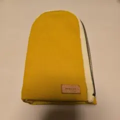 HINEMO 帆布 ポーチ イエロー