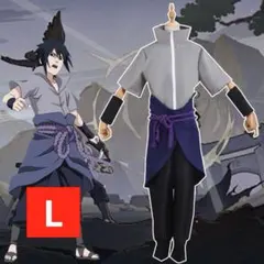 NARUTO ナルト うちはサスケ 少年編 コスプレ衣装 靴、ウィッグ付き