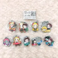 鬼滅の刃 キャラばんちょうこう ラバーマスコット 捌ノ型 全9種 フルコンプ