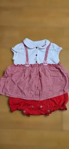 MIKI HOUSE　ロンパース　80