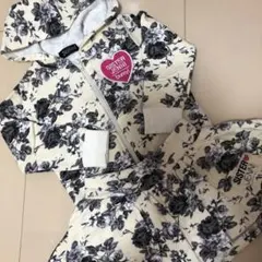 JENNI セットアップ 100 パーカー スカパン しまむら 花柄 スカート