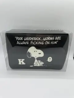 【新品】PEANUTS/スクエアポーチ/スヌーピー/ヴィンテージ/ブラック/Ｋ