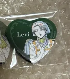 進撃の巨人 WIT STUDIO 激動 特典ハート缶バッチ リヴァイ