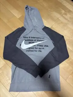 Nike フード付きパーカー グレー