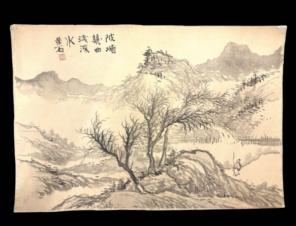 山本芳翠、「浦島図」、希少画集・額装画、日本製・新品額縁にて額装致します 山本芳翠、「浦島図」、希少画集・額装画、日本製・新品額縁にて額装
