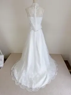 プラターヌ　ウエストヒルズ　セパレート　ヴェール付　ウェディングドレス9号美品z