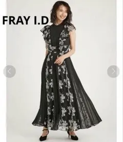 最終価格❗️【美品】FRAY I.Dエンブロイダリープリーツドレス 結婚式