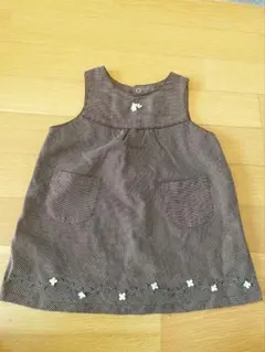 女児90ジャンパースカート3セット