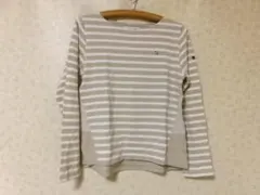 100705　アーノルドパーマー　長袖カットソー　ベージュボーダー　３