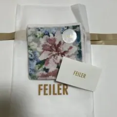 FEILER 花柄 ハンカチ 25cm x 25cm ノスタルジックノート