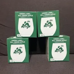 KIRIN グリーンラベル ミセスグリーンアップル グラス4個セット