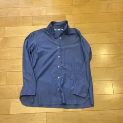 UNIQLO 長袖シャツ ブルー Sサイズ