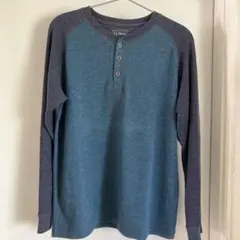 L.L.Bean ヘンリーネック　長袖カットソー　XL18