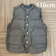 familiar ダウンベスト 110 ファミリア　アウター　グレー