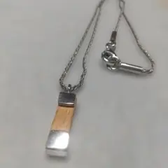 SV 925 ネックレス ハンドメイド WOOD
