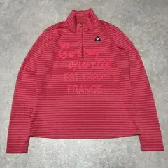 レディース ルコックスポルティフ ゴルフコレクション ハーフジップ長袖シャツ L