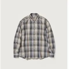 AURALEE 24AW SUPER LIGHT WOOL CHECKSHIRTのサムネイル