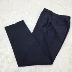 未使用級美品◆UNIQLO 感動パンツ/ライト スラックス ネイビー W82