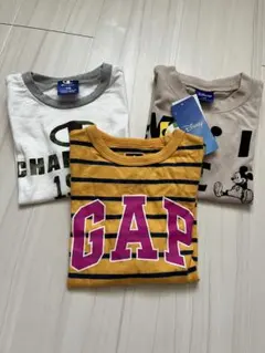 キッズ Tシャツ 3枚セット 110cm 新品タグ付きありのサムネイル