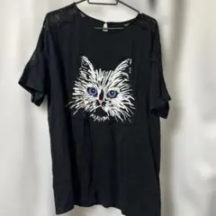 RNA 猫フェイスTシャツ