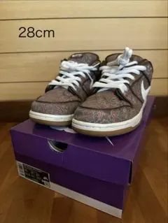 Nike SB Dunk Low PRM Brown Paisley 28cm