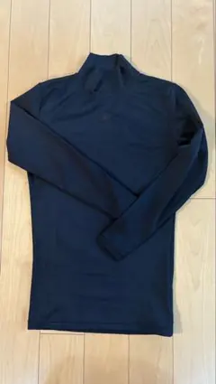 SSK ネイビー 長袖アンダーシャツ　ハイネック　S