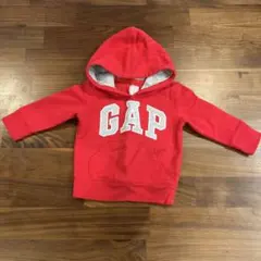 GAP 赤 フード付きトレーナー 18-24ヶ月
