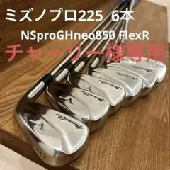 チャーリー様専用　ミズノプロ225 アイアン　6本セットのサムネイル