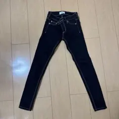 GYDA ブラック スキニーデニム