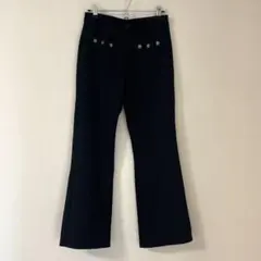 ZARA ザラ フラワーポケット フレアパンツ ブラック 156cm レディース
