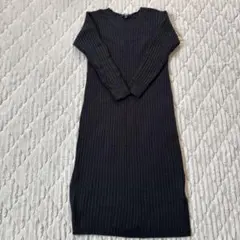ユニクロ　ニット ワンピース　チュニック 　ロング　M