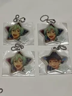 あんスタプレートキーチェーン 4点セット 日々樹渉 伏見弓弦