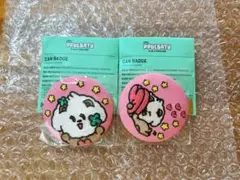 PPULBATU 刺繍缶バッジ 缶バッチ バムグッ