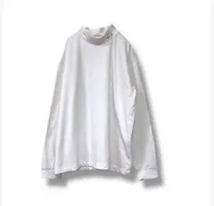 ボギーラウンジ　ゴルフウェア　ハイネック長袖シャツ　白　M カットソー　ロンT